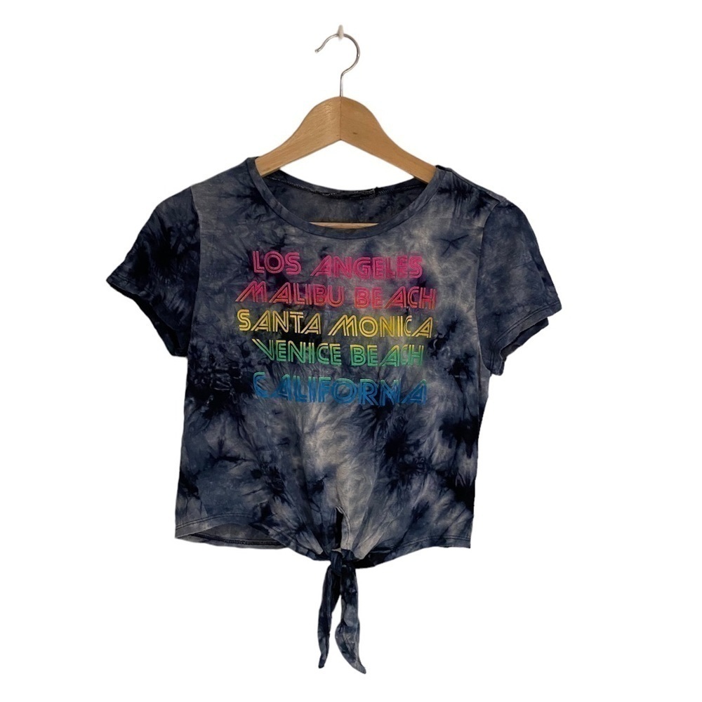 Rebel SUGAR tie dye graphic t-shirt - size xs